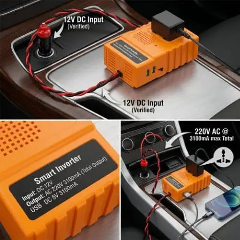 🚗⚡محطة الطاقة الذكية للسيار