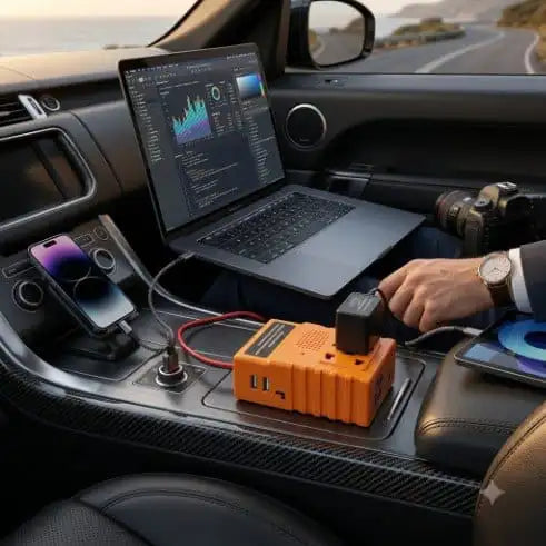 🚗⚡محطة الطاقة الذكية للسيار