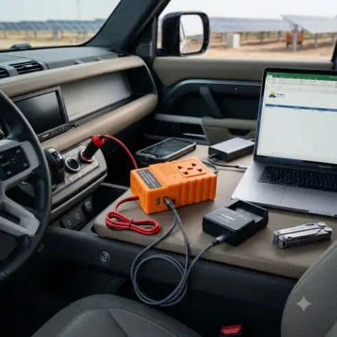 🚗⚡محطة الطاقة الذكية للسيار