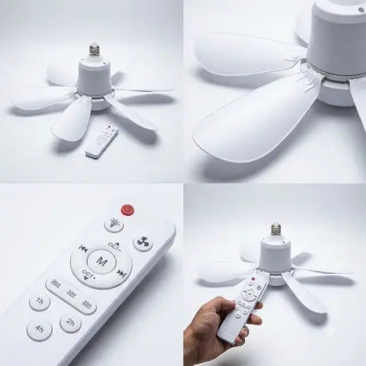 ✨️لمبه مروحه بريمود تحكم - FLOWER Fan LIGHT✨️