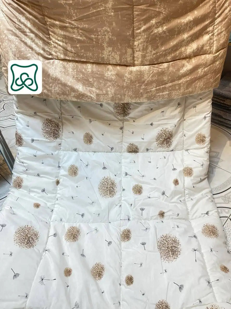 لحاف شتوي 3 قطع فايبر جامبو لسرير